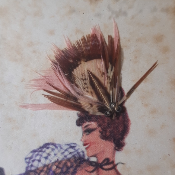 Vintage frame| Handmade French Cancan piece - Picture 3 of 10